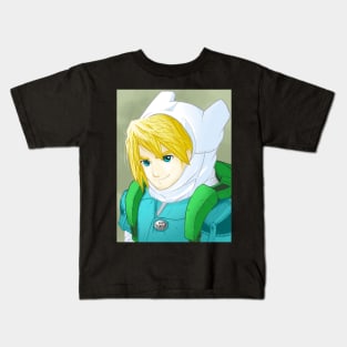 Finn Portrait Painting Kids T-Shirt